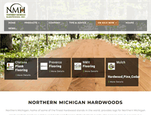 Tablet Screenshot of nmhardwoods.com